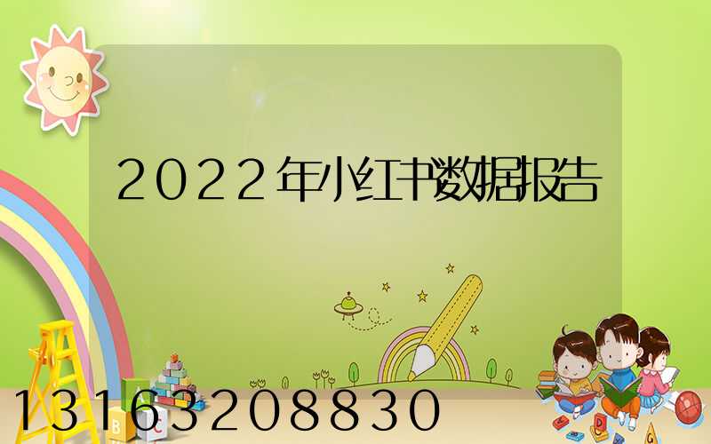 2022年小红书数据报告