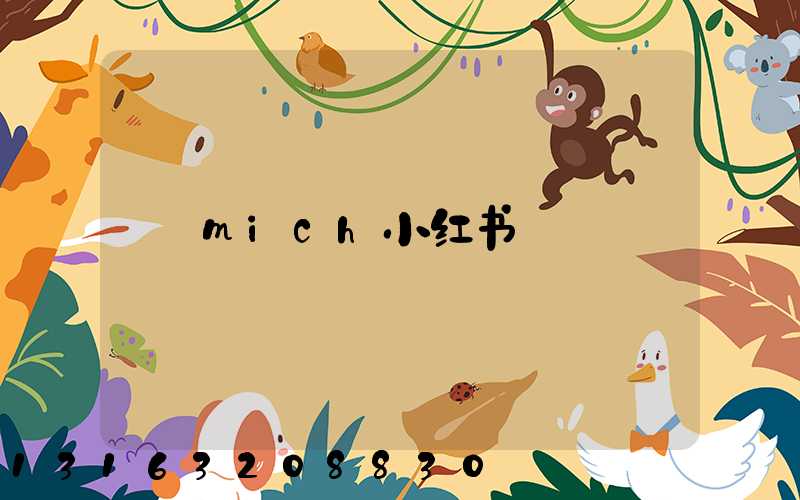 mich小红书