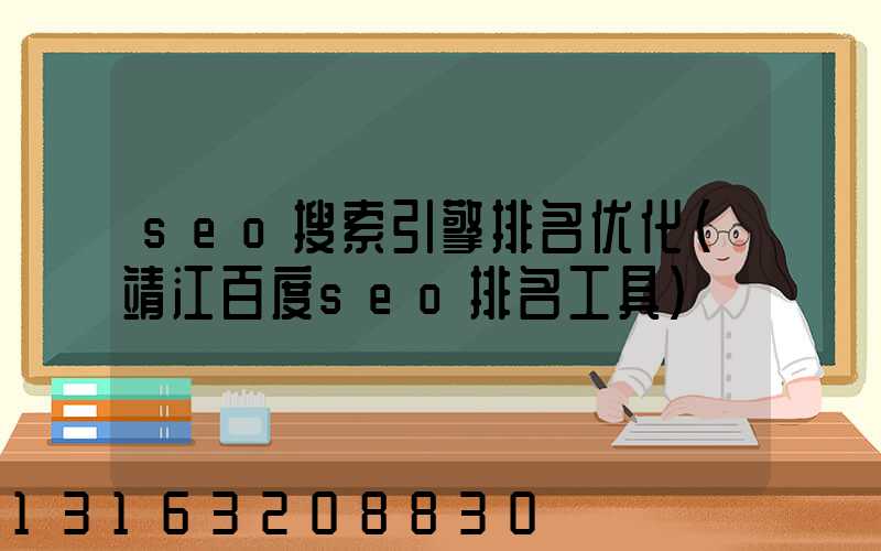 seo搜索引擎排名优化(靖江百度seo排名工具)