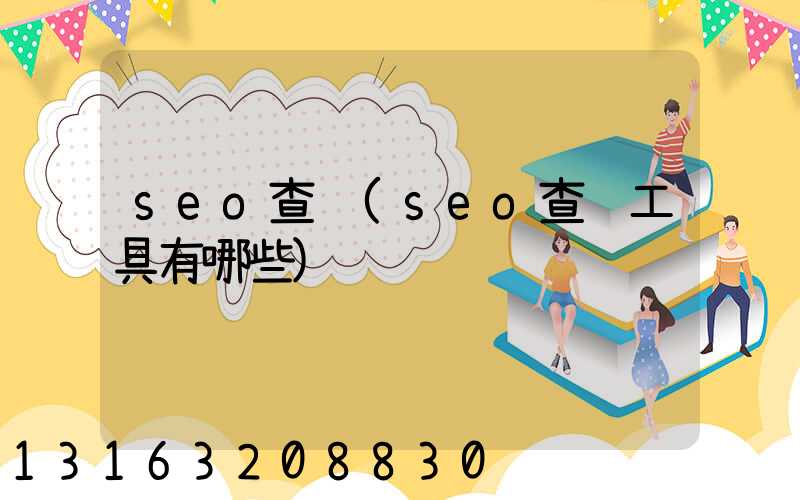 seo查询(seo查询工具有哪些)