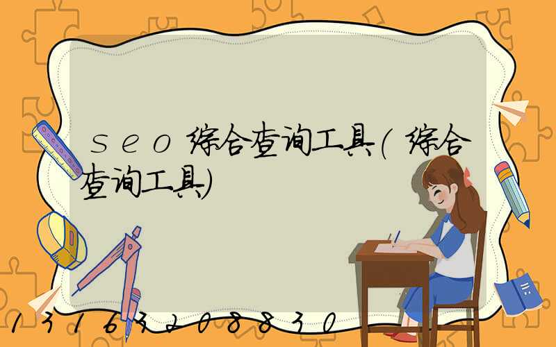 seo综合查询工具(综合查询工具)
