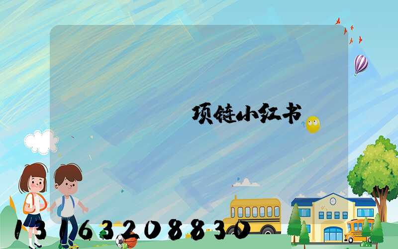 vana项链小红书