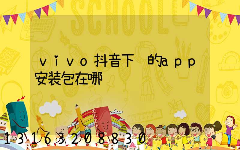 vivo抖音下载的app安装包在哪