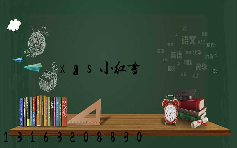 xgs小红书