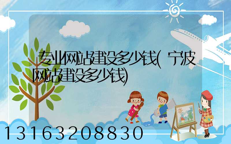 专业网站建设多少钱(宁波网站建设多少钱)