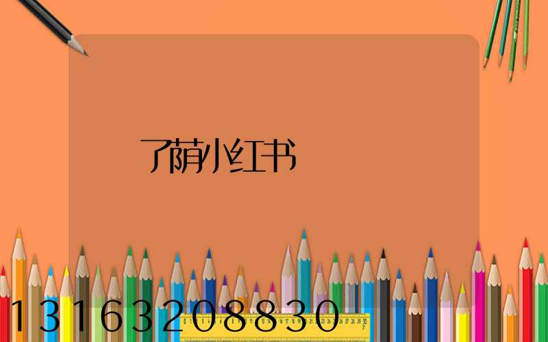 了荫小红书