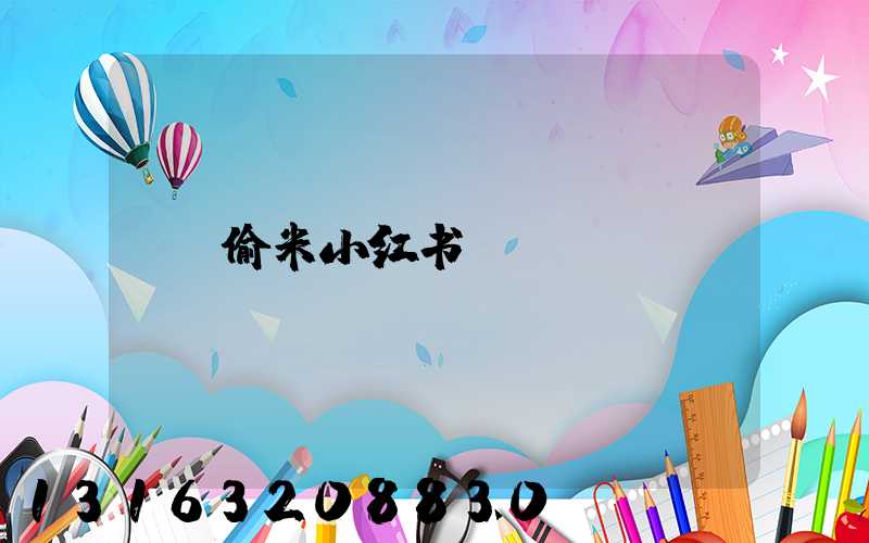 偷米小红书