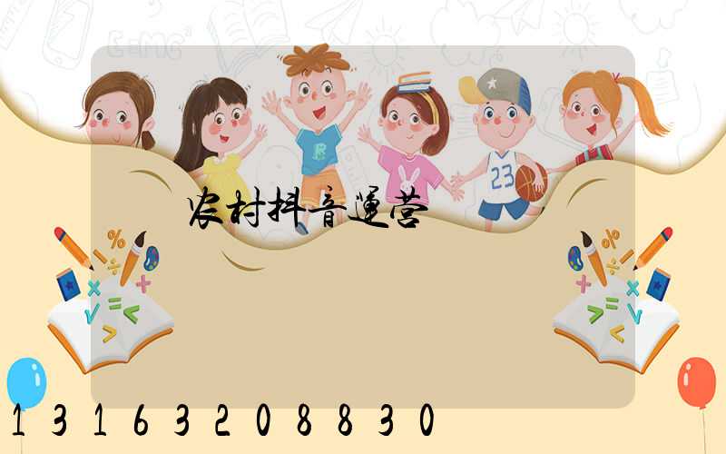 农村抖音运营