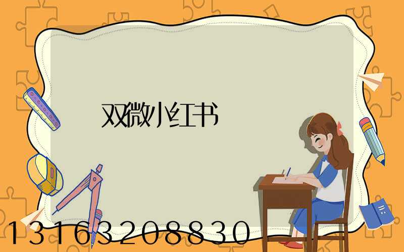 双微小红书