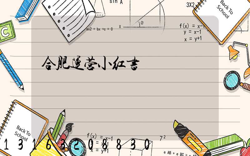 合肥运营小红书