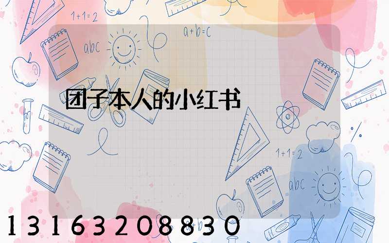 团子本人的小红书