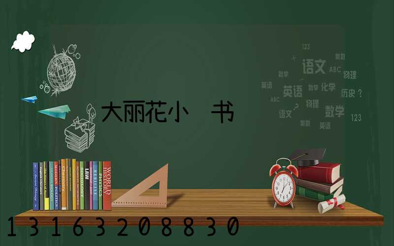 大丽花小红书
