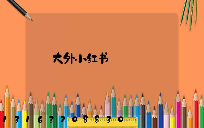 大外小红书