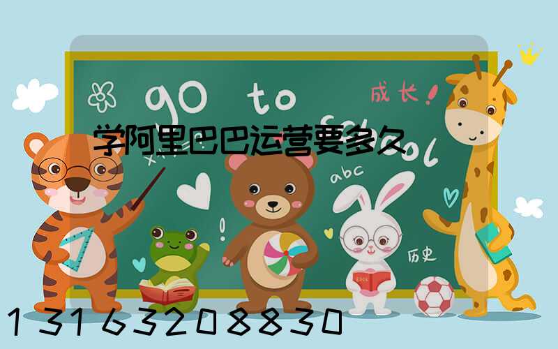 学阿里巴巴运营要多久