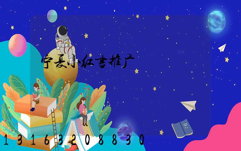宁夏小红书推广