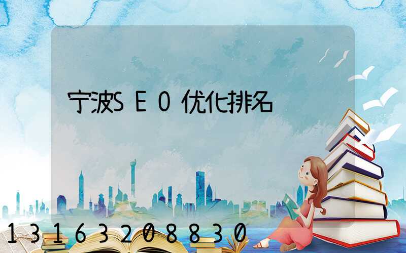 宁波SEO优化排名