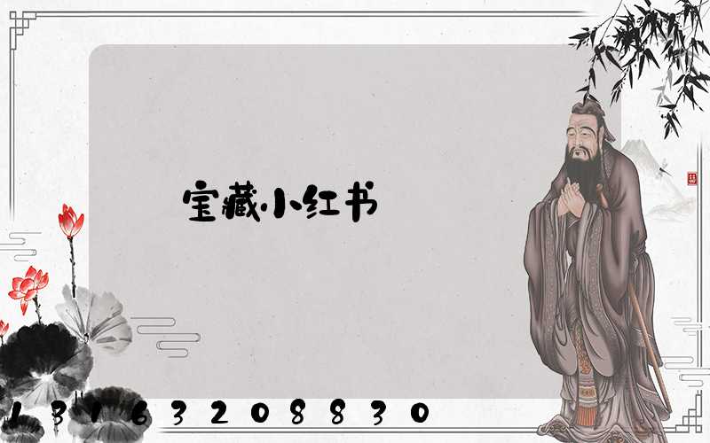 宝藏小红书