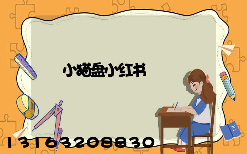 小猫盘小红书