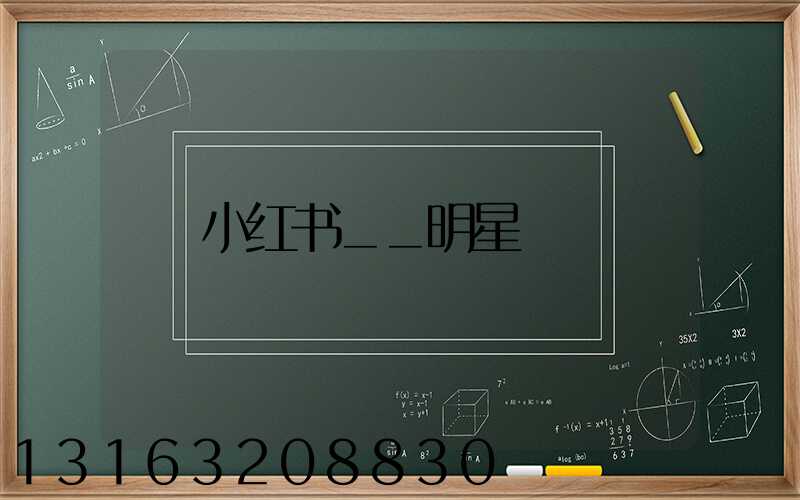 小红书__明星
