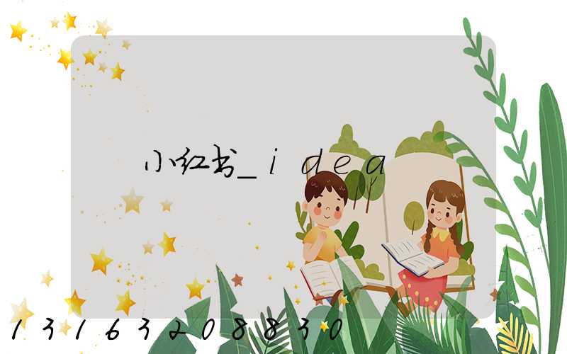 小红书_idea