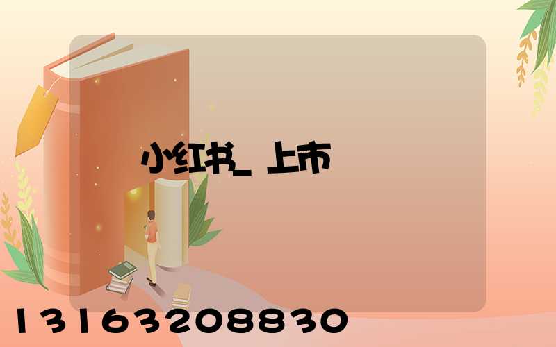 小红书_上市