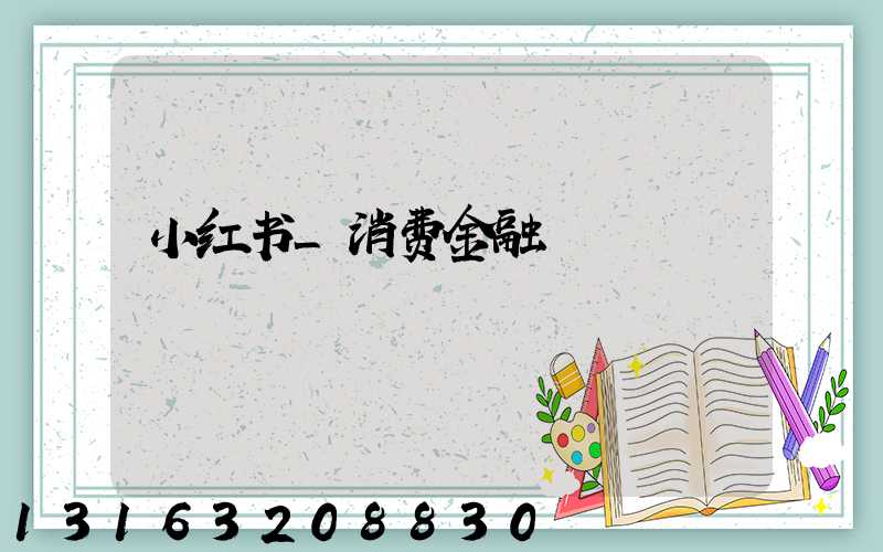 小红书_消费金融