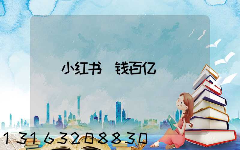 小红书_钱百亿