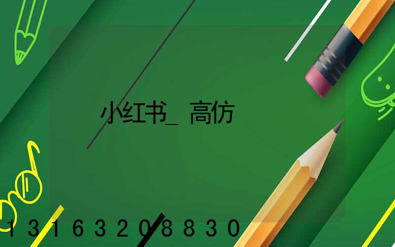 小红书_高仿