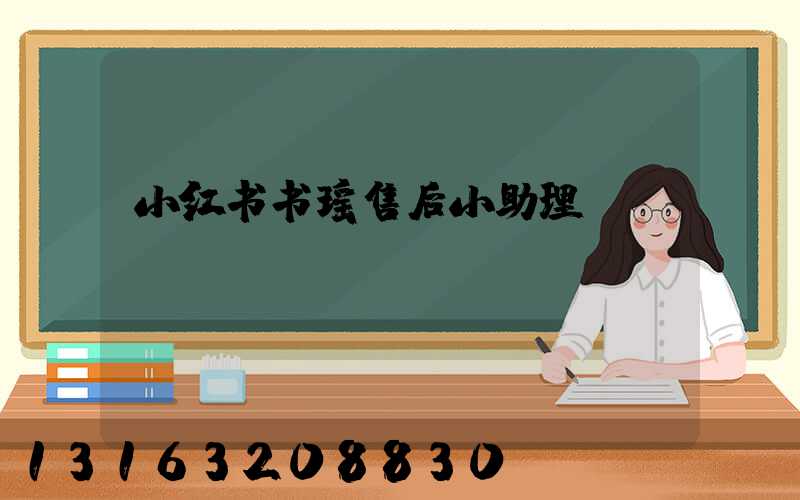 小红书书瑶售后小助理