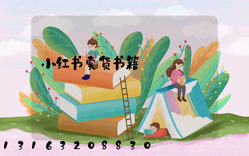 小红书卖货书籍