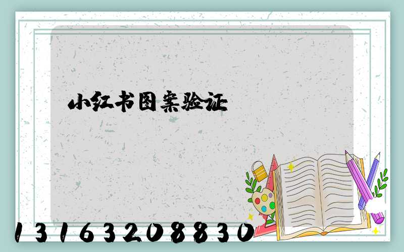 小红书图案验证