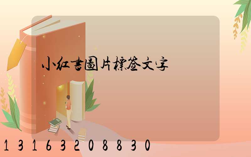 小红书图片标签文字