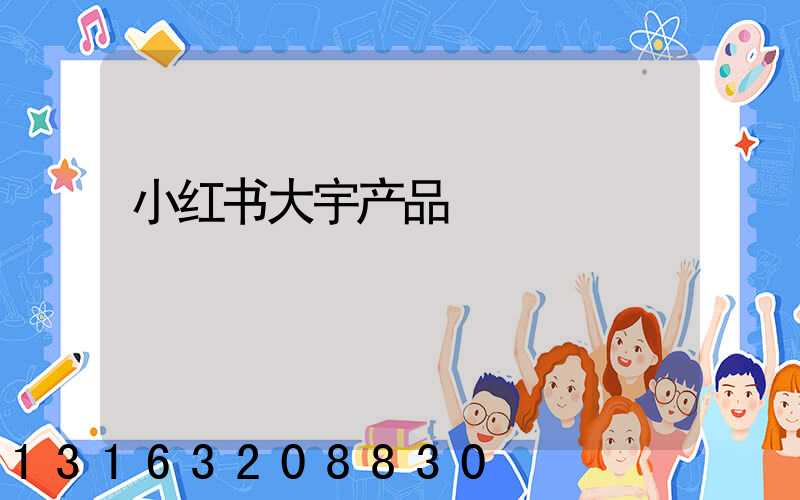 小红书大宇产品