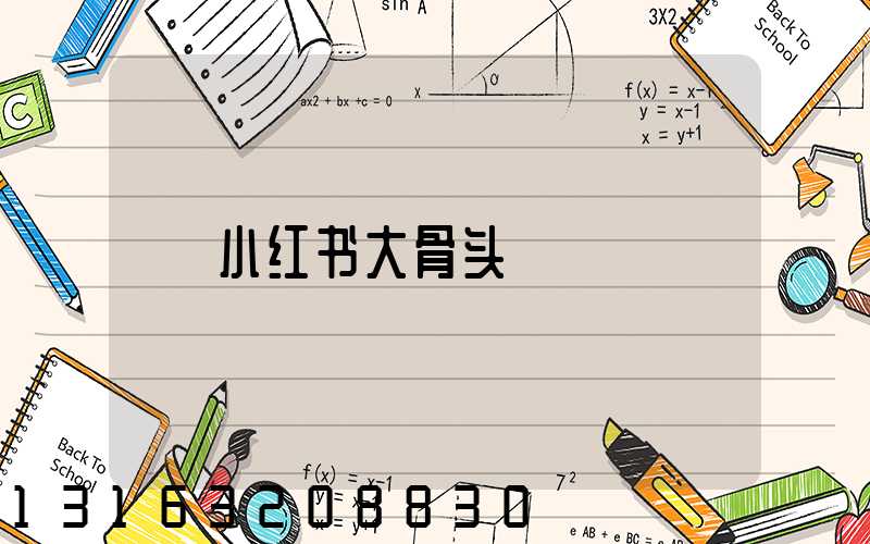 小红书大骨头