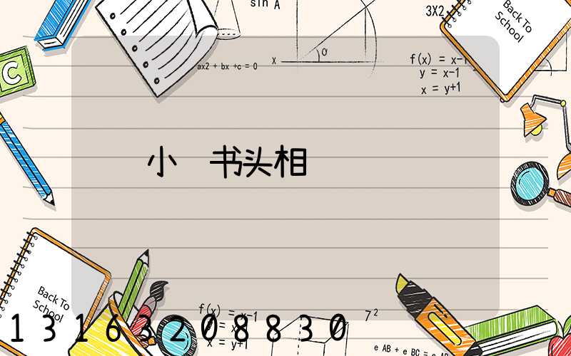 小红书头相