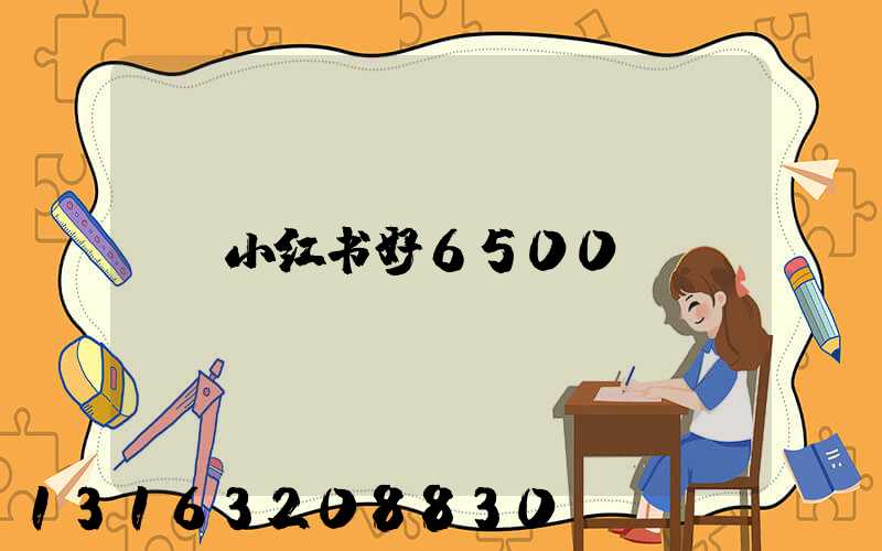 小红书好6500