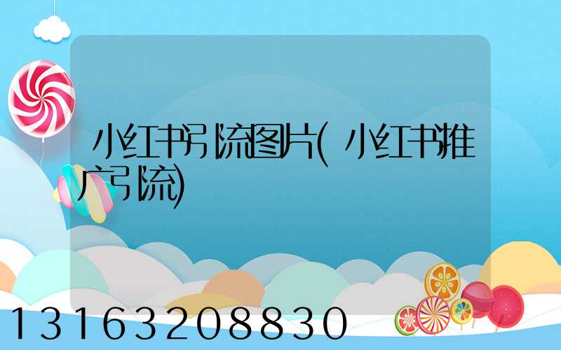 小红书引流图片(小红书推广引流)