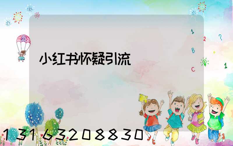 小红书怀疑引流