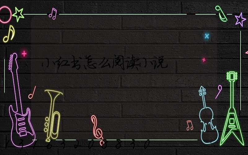 小红书怎么阅读小说