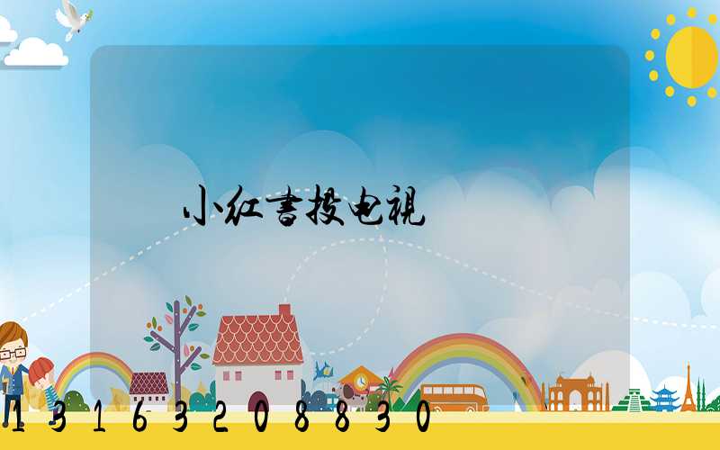 小红书投电视