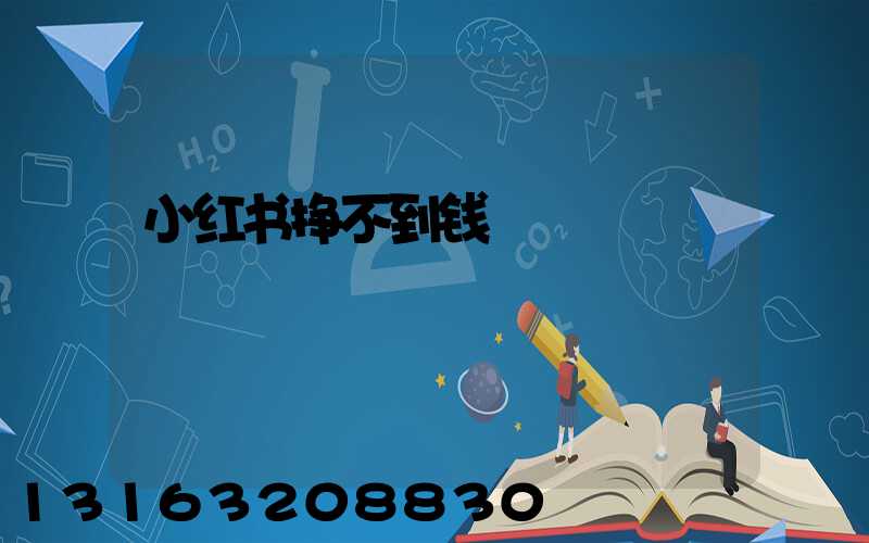 小红书挣不到钱