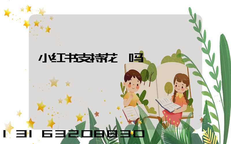 小红书支持花呗吗