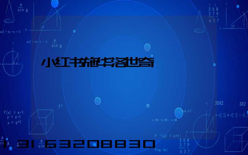 小红书施华洛世奇