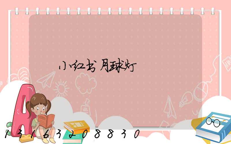 小红书月球灯