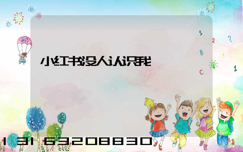小红书没人认识我