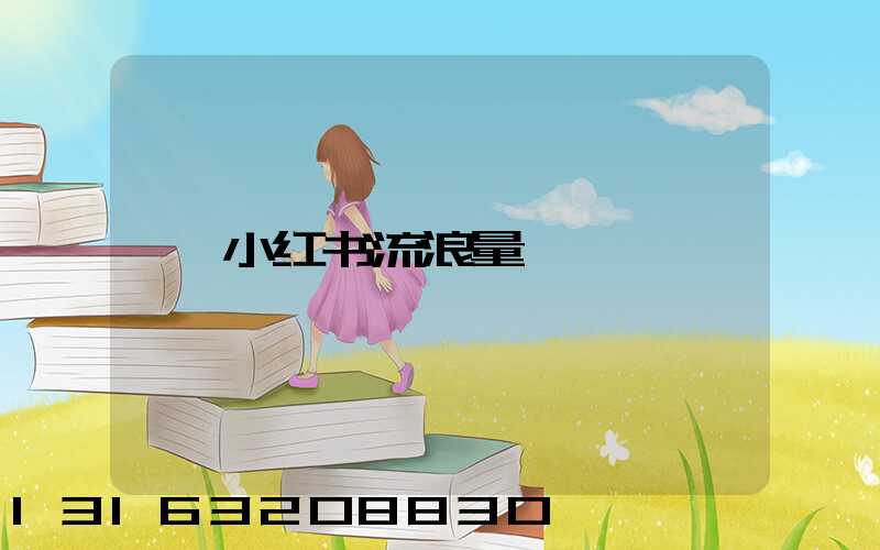 小红书流浪量
