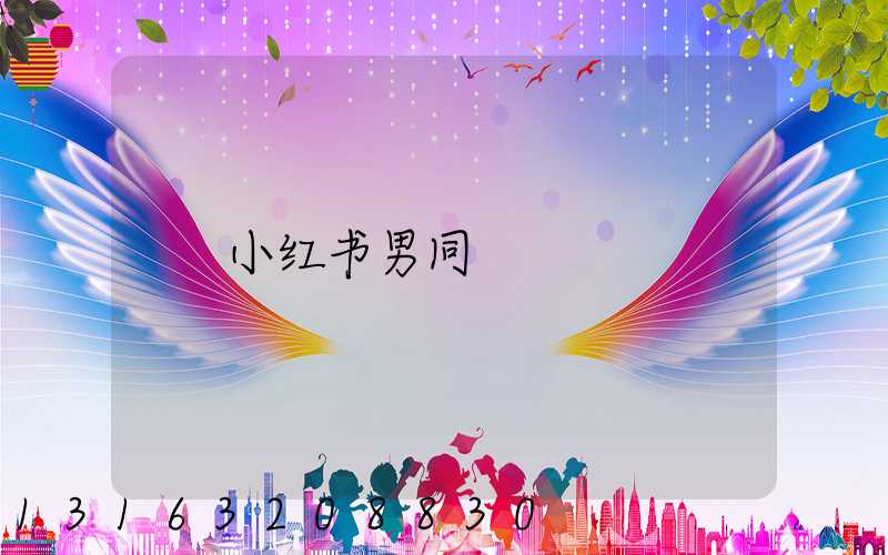 小红书男同