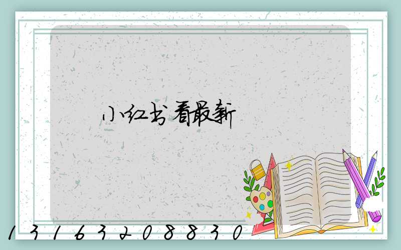 小红书看最新