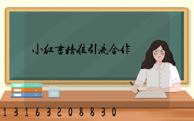 小红书精准引流合作