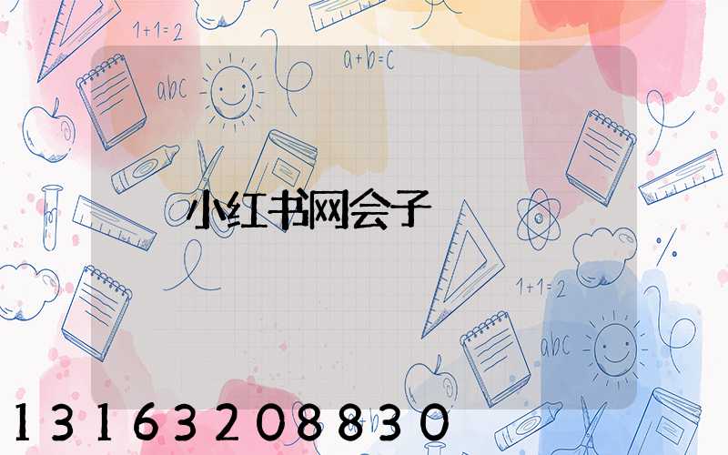 小红书网会子